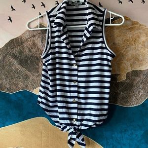 CHARLOTTE RUSSE STRIPED TUNIC